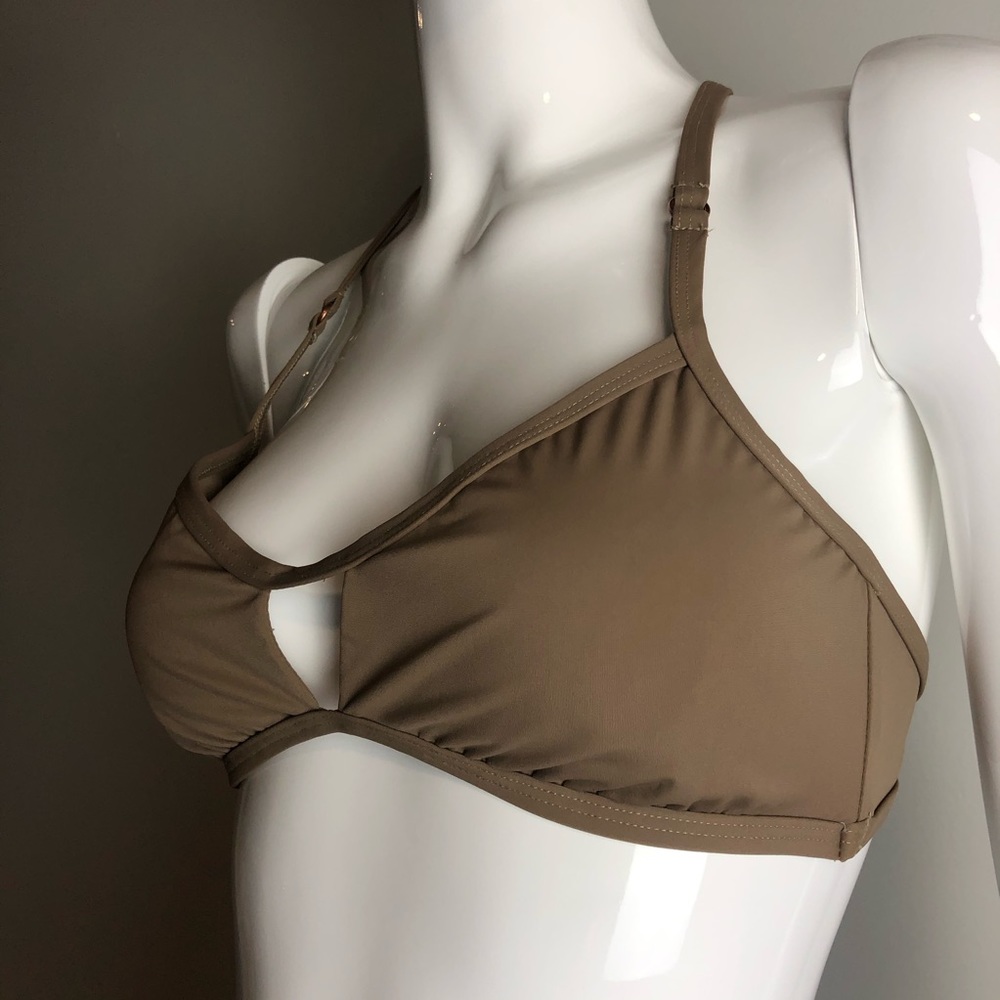 ECO Peace Brown Bikini Swimwear Top - Picture 6 of 15